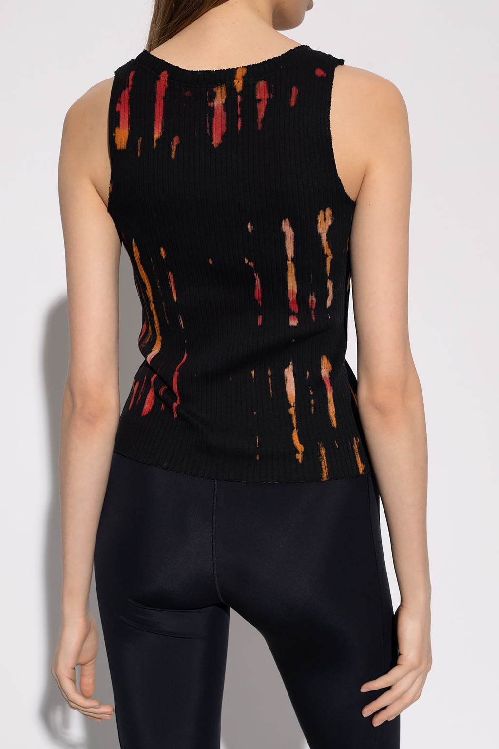 Black Ribbed tank top Cotton Citizen Vitkac GB